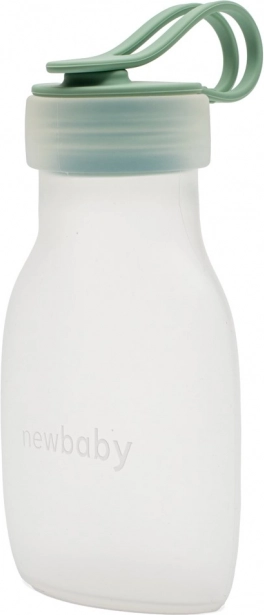 Silikon tejflakon New Baby zöld