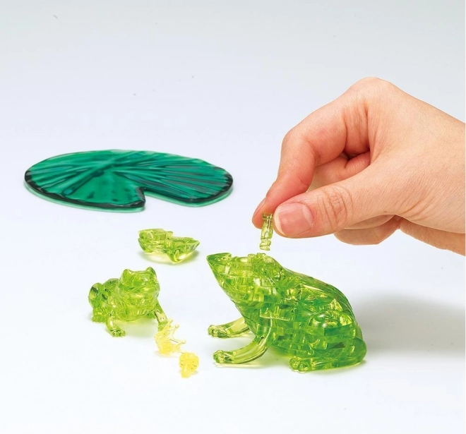 3D Kristály Kirakó Béka