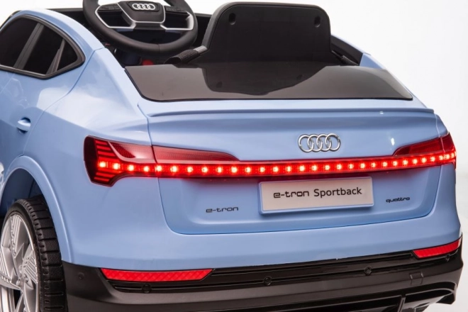 Audi E-Tron Akkumulátoros autó kék QLS-6688