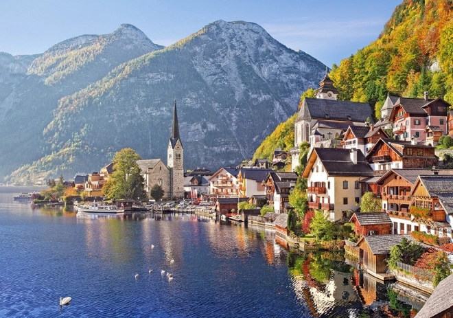 Hallstatt, Ausztria puzzle 500 darabos