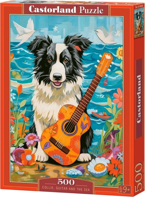 Gitár és tenger 500 darabos puzzle