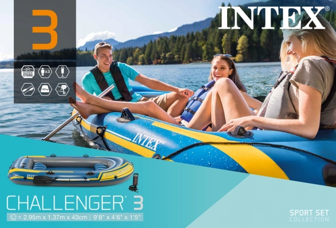 Intex Challenger 3 felfújható ponton csomag