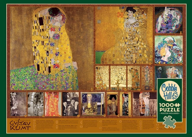 Cobble Hill Gustave Klimt Aranykor 1000 darabos puzzle