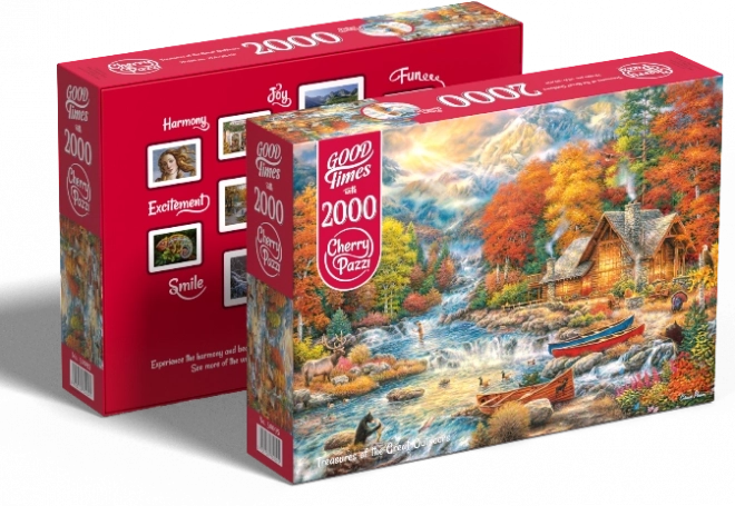 Kincsek a szabad természetben puzzle 2000 darabos