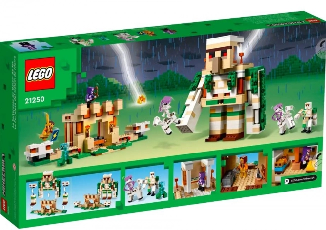 Légo minecraft vasgólem erődítmény
