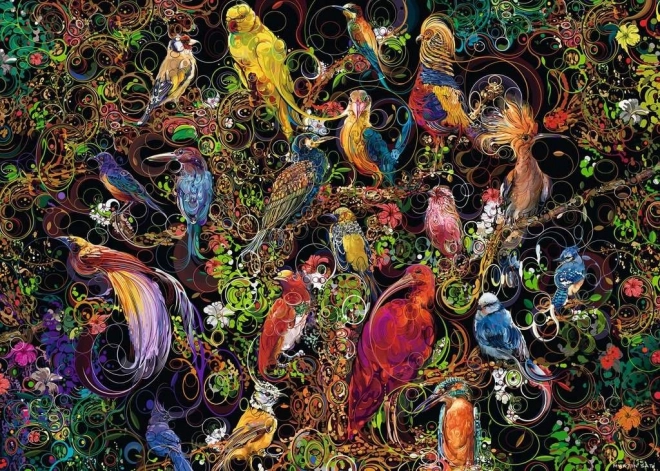 Ravensburger művészi madarak puzzle 1000 darabos