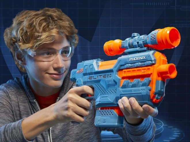 Nerf Elite 2.0 Phoenix automata pisztoly célzóval és lövedékekkel