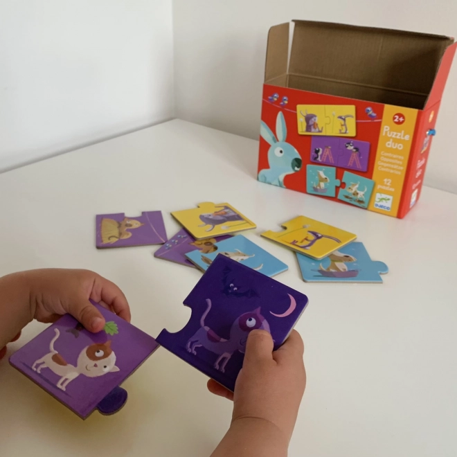 Djeco Ellentétek Puzzle