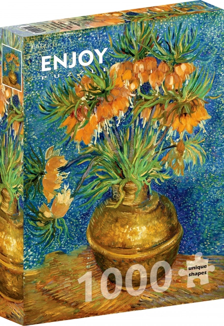 Vincent Van Gogh Rézvázás liliomok puzzle 1000 darabos