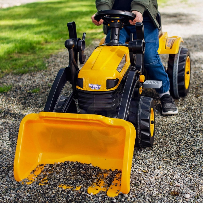 Pedálos traktor buldózerrel Woopie-tól