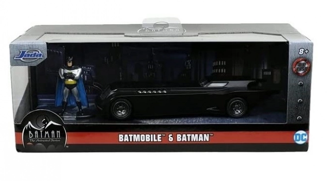 Batman Batmobil autó fém modell 1:32 figurával