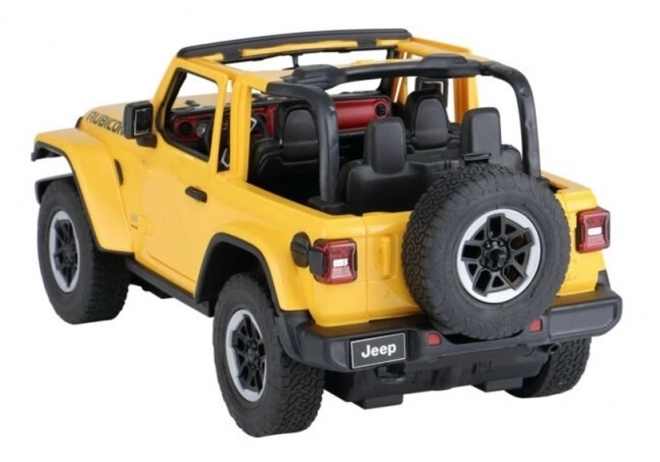Autó R/C Jeep Wrangler Rubicon 1:14 Rastar – Sárga