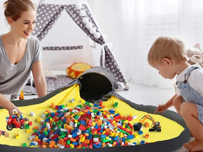 Játék tároló kosár szervező táskás kivitelben