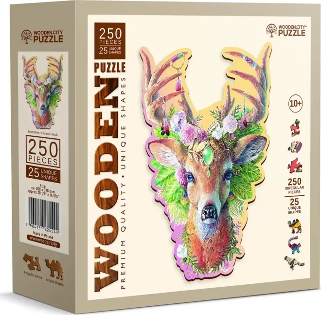 Divatos szarvas fa puzzle 250 darabos