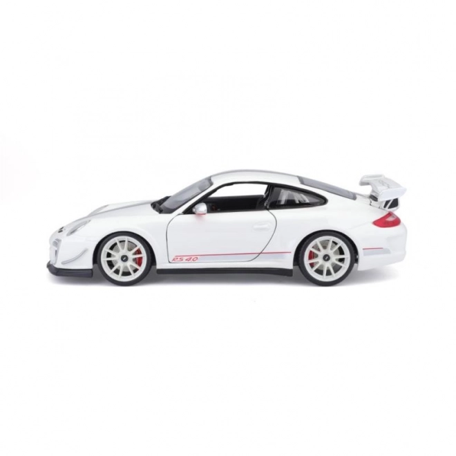 Fehér Porsche 911 GT3 RS kisautó 1:18 méretarányban