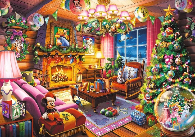 Trefl puzzle Premium Plus Disney Karácsonyi kunyhó 1000 darab