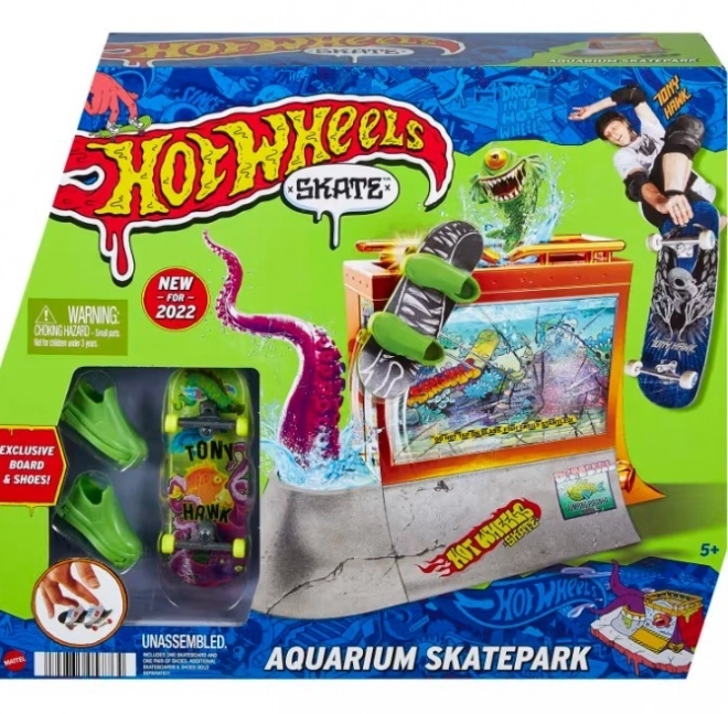 Játékkészlet Hot Wheels Skatepark Akvárium