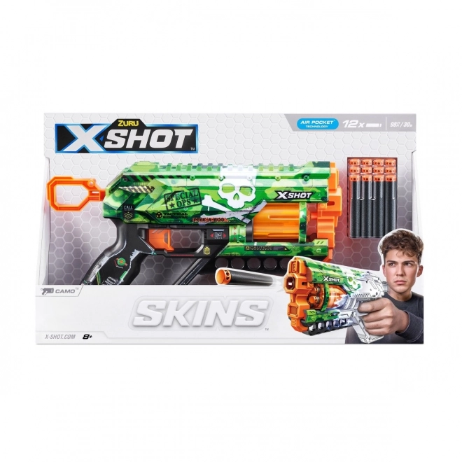 X-Shot Griefer Camo Habfegyver 12 lövéssel