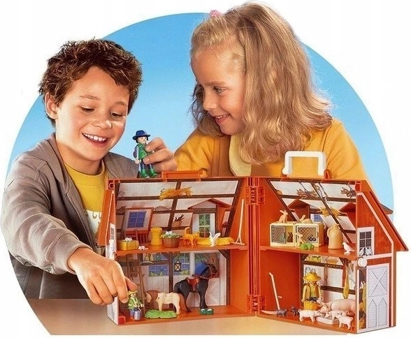 Playmobil hordozható tanya – figura készlet
