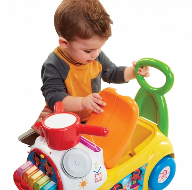 Fisher Price Muzikális parádés jármű sárga