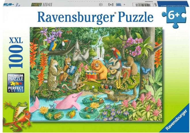 Puzzle Dzsungel Temploma XXL 100 Darab - Ravensburger