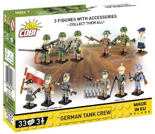 Cobi német tank legénység figurakészlet