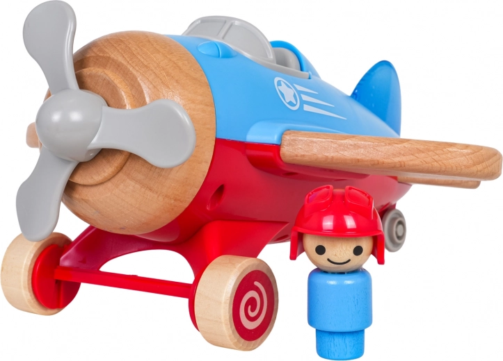 Tartós fa és műanyag kombinációja