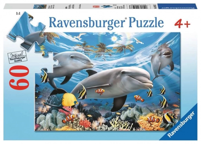 Ravensburger karibi mosoly puzzle 60 darabos