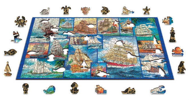 Kétoldalú Puzzle 2 az 1-ben