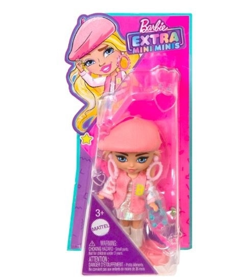 Divatos Barbie Extra Mini Minis baba baretben