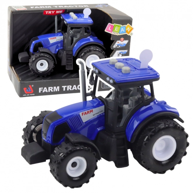 Traktor Gazda hang- és fényhatásokkal kék