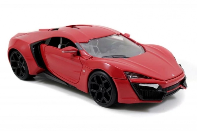 lykan hypersport gyors és dühös autómodell 1:24