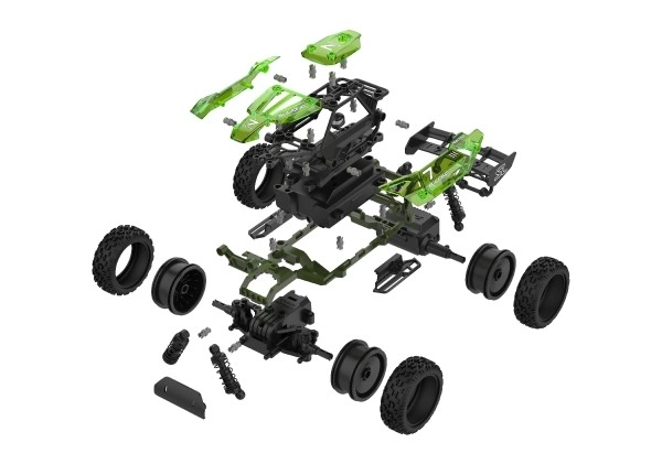 Zöld RC Buggy Autó Építőkészlet