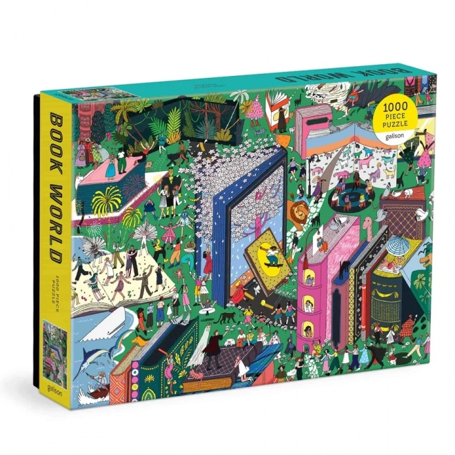 Könyves világ puzzle 1000 darabos