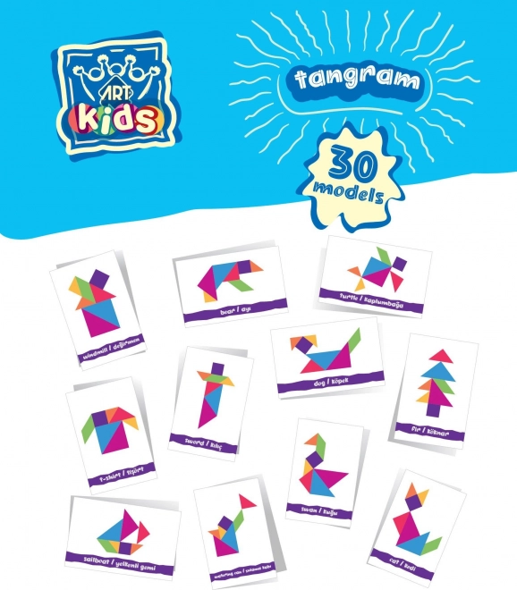 Gyerekeknek Tangram Puzzle