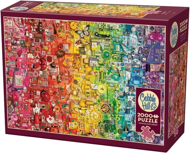 Cobble Hill szivárvány puzzle 2000 darabos