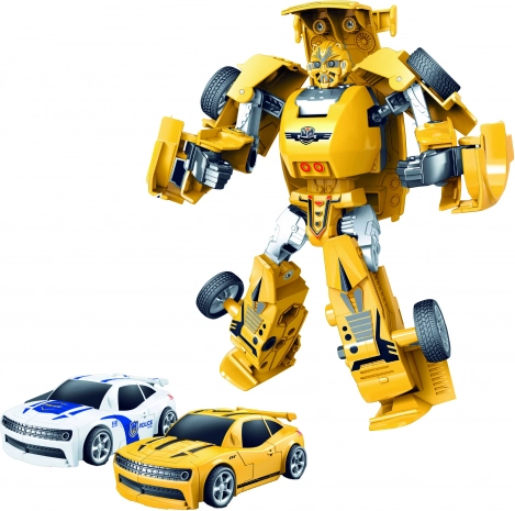 Tehetetlenségi autórobot 13 cm