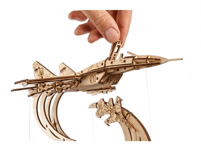 Ugears 3D Dekorációs Ébresztőóra Fa Puzzle