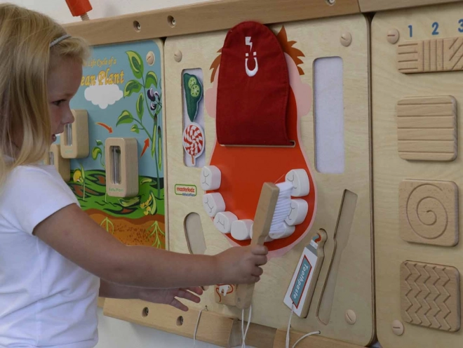 Masterkidz montessori fogápolási falitábla