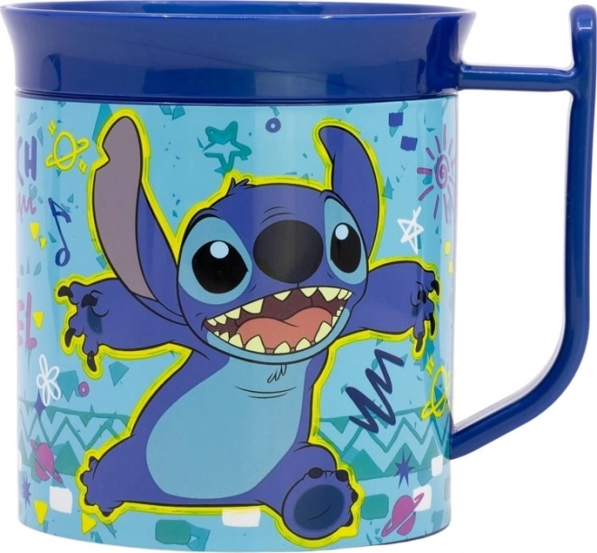 Műanyag bögre Stitch mintával