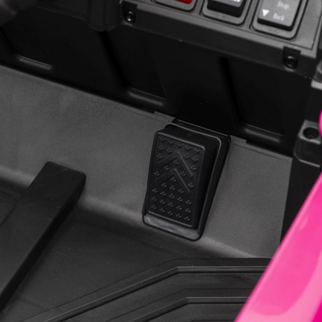 Gyermek elektromos autó Buggy Madman UTV-MX rózsaszín