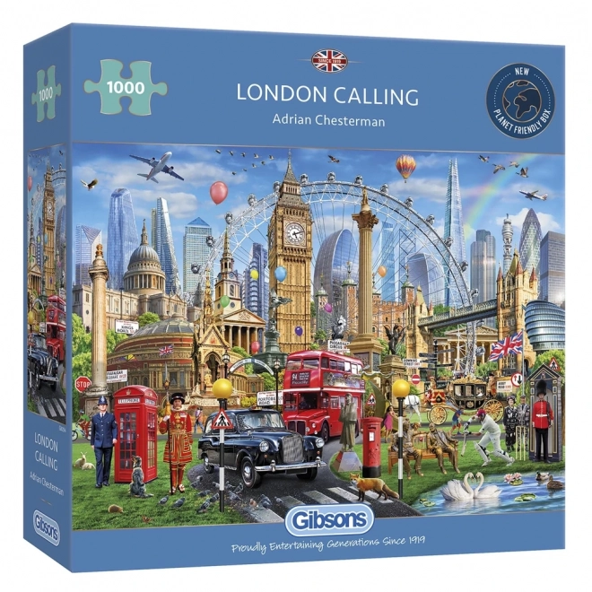 Gibsons puzzle London hívása 1000 darabos