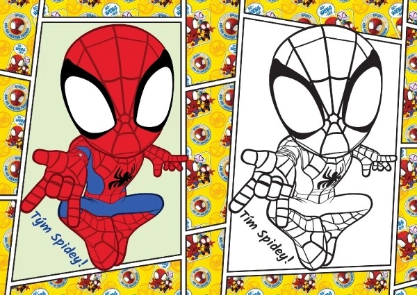 Spidey színező A5 15x21cm