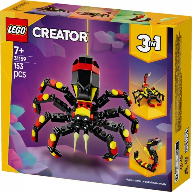 Dzsungel állatai: Rendkívüli pók LEGO Creator