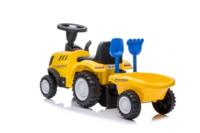 New Holland sárga gyermek traktor