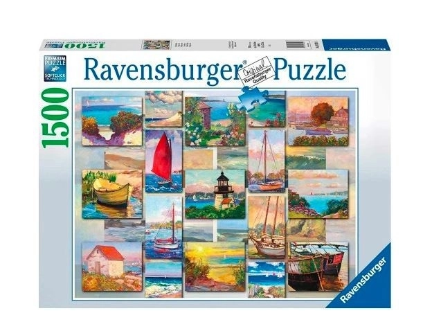 Ravensburger – Tengerparti kollázs 1500 darabos puzzle