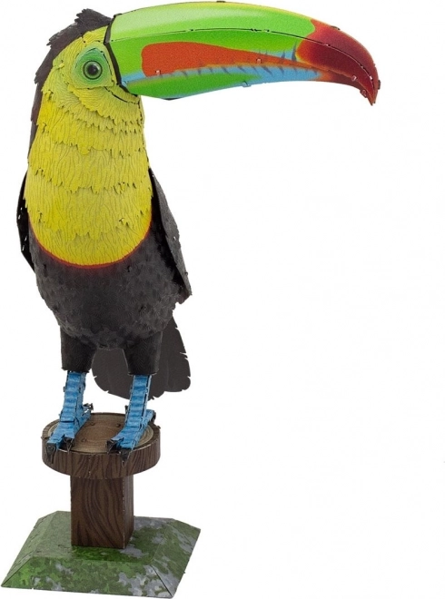 Fém 3D puzzle Tukán rövidcsőrűre