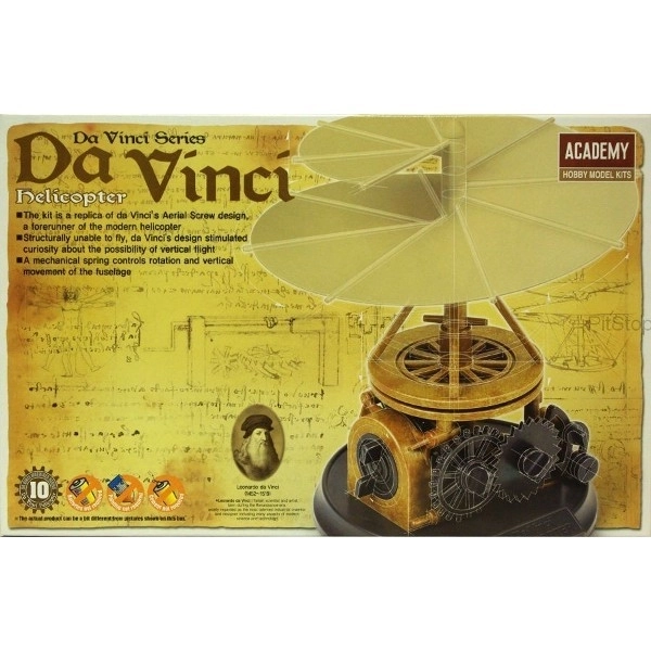 Da Vinci helikopter makett