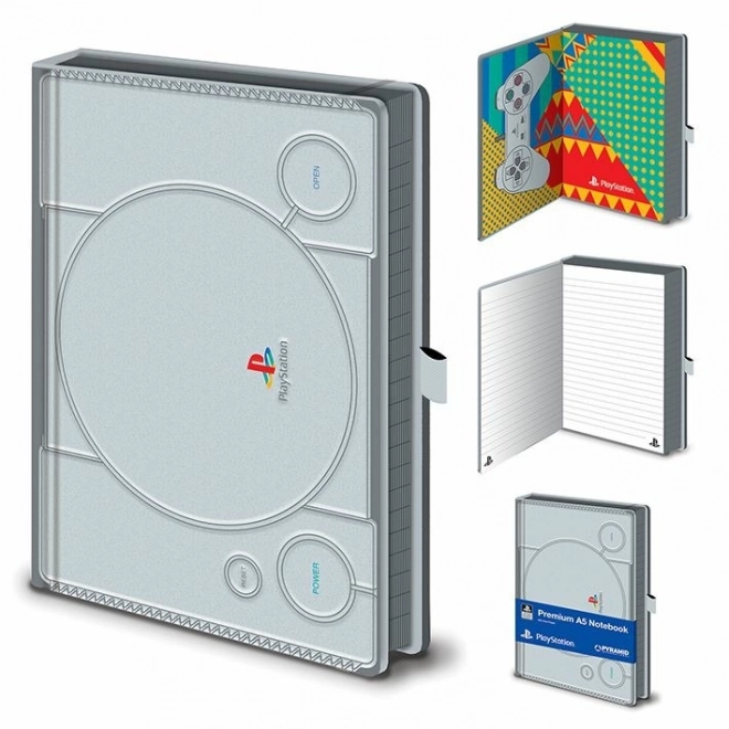 Prémium A5-ös notesz Playstation PS1 dizájnnal