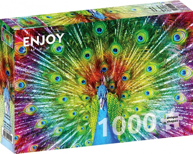 Színes Pávat Puzzle 1000 Darab